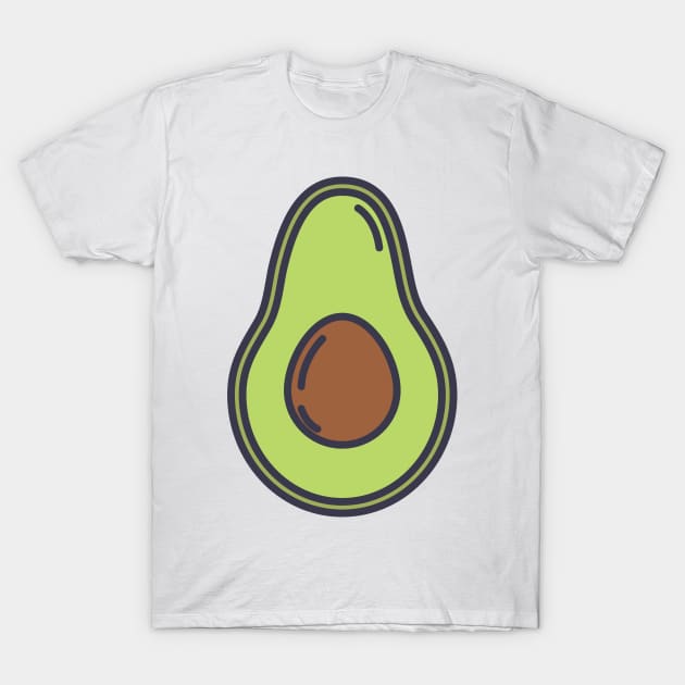 Avocado T-Shirt by Jonathan Wightman